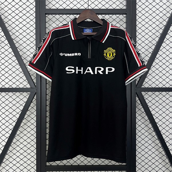 Tailandia Camiseta Manchester United Replica Tercera Ropa Retro 1998-1999